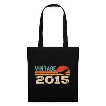 Vintage 2015 Retro 2015 Birthday Gift - Tote Bag - black - Front