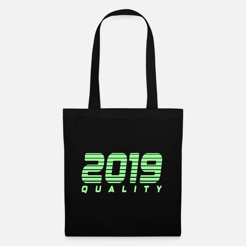 2019 quality | Farbe änderbar - Stoffbeutel - Schwarz