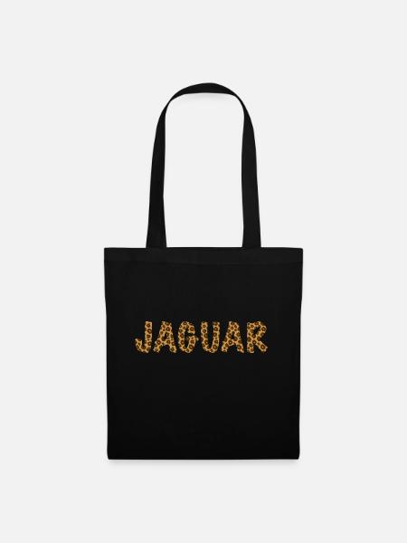 Jaguar Animal Print - Stoffbeutel - Schwarz