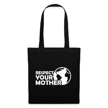 Respect your mother Changement climatique Écologie - Sac en tissu - noir - Devant