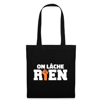 Wir lassen nichts los - Stoffbeutel - Schwarz - Vorne