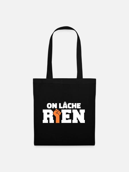 Wir lassen nichts los - Stoffbeutel - Schwarz
