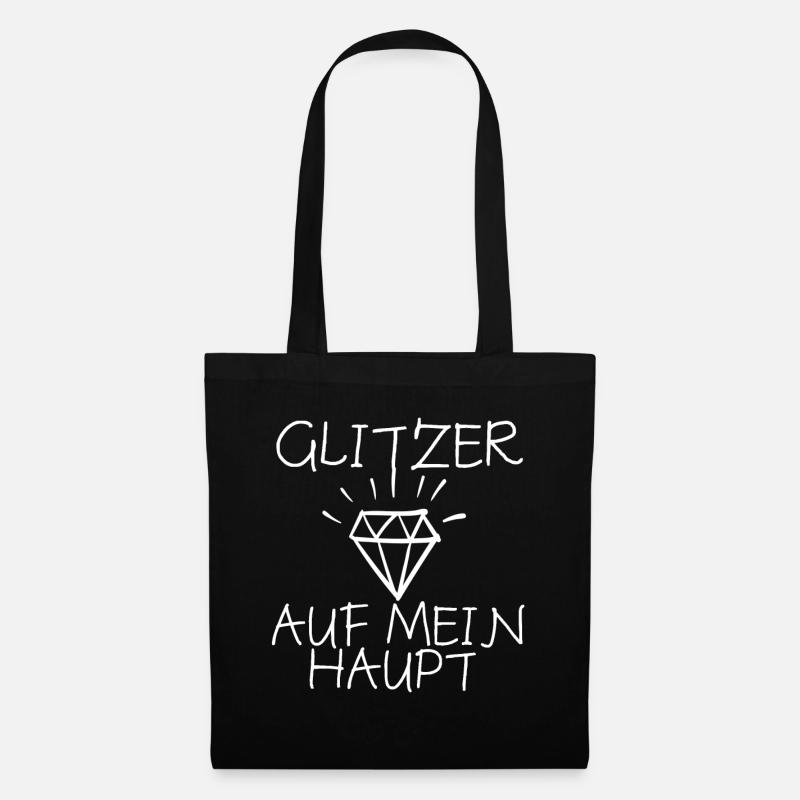 Glitter - Tote Bag - black