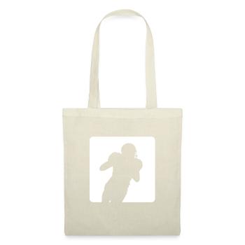 Spieler läuft American Football Design - Stoffbeutel - Natur - Vorne