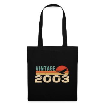 Vintage 2003 Cadeau D'anniversaire 2003 Retro 2003 - Sac en tissu - noir - Devant