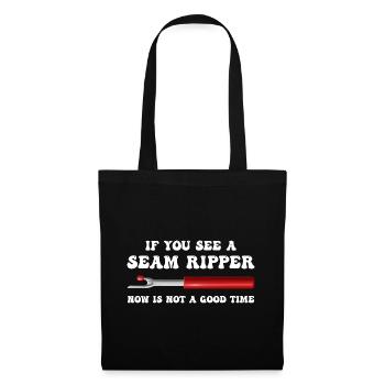 Funny Quilting For Women Quilter Seamstress Fabric - Tote Bag - black - Front