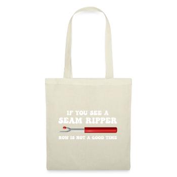 Funny Quilting For Women Quilter Seamstress Fabric - Tote Bag - nature - Front