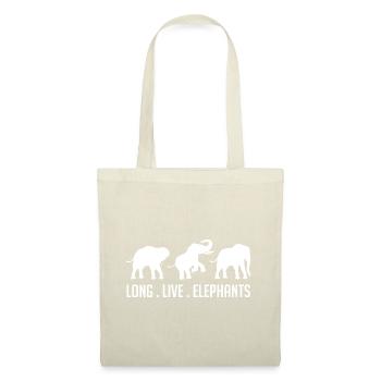 Long Live Elephants - Tote Bag - nature - Front