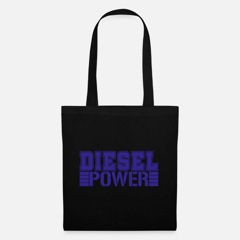 Diesel Power | Farbe änderbar - Stoffbeutel - Schwarz