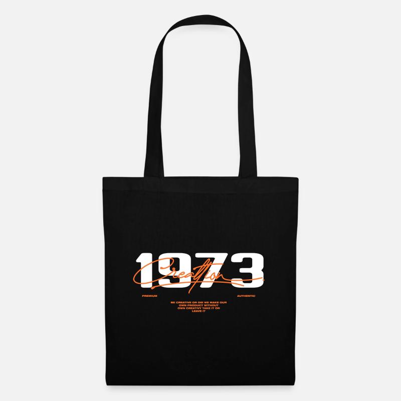 1973 Vintage Retro 1973 Geburtstagsgeschenk 1973 - Stoffbeutel - Schwarz