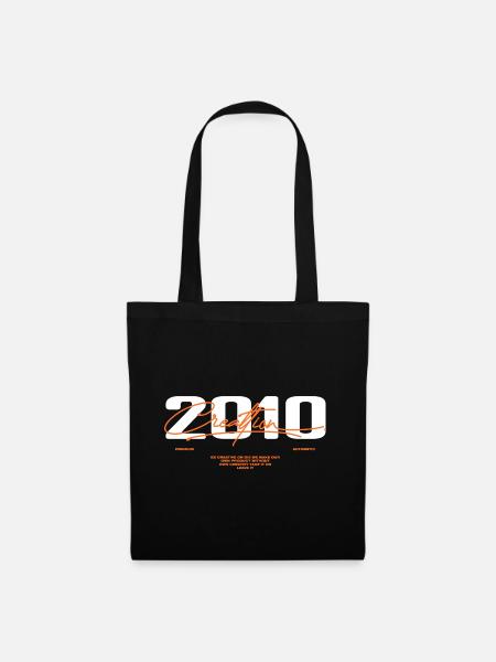 2010 Vintage Retro 2010 Geburtstagsgeschenk 2010 - Stoffbeutel - Schwarz