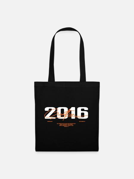 2016 Vintage Retro 2016 Geburtstagsgeschenk 2016 - Stoffbeutel - Schwarz
