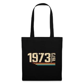 Millésime Anniversaire 1973 Fête Anniversaire 1973 - Sac en tissu - noir - Devant