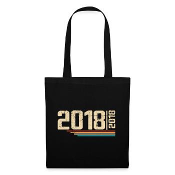Vintage Anniversary 2018 Birthday Party 2018 - Tote Bag - black - Front