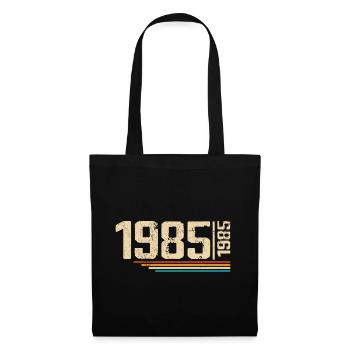 Millésime Anniversaire 1985 Fête Anniversaire 1985 - Sac en tissu - noir - Devant