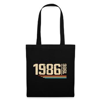 Vintage Anniversary 1986 Birthday Party 1986 - Tote Bag - black - Front