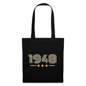 Légendaire Depuis 1948 Cadeau D anniversaire 1948 - Sac en tissu - noir - Devant