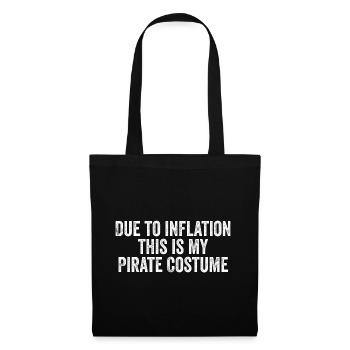 Due to inflation this is my Pirate Costume - Sac en tissu - noir - Devant