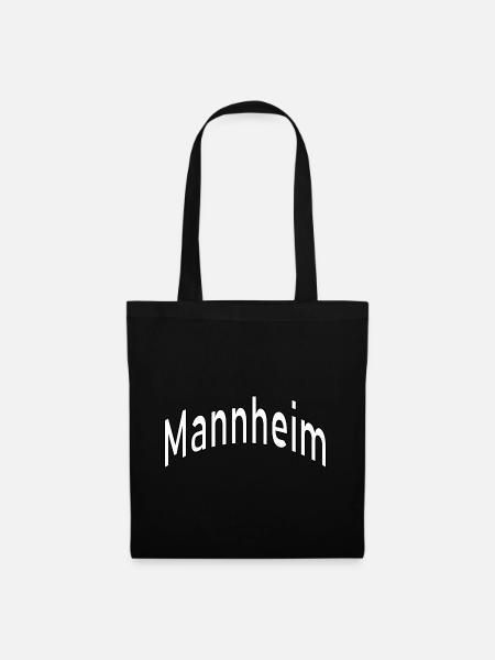 Mannheim - Stoffbeutel - Schwarz
