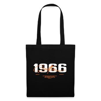 1966 Vintage Retro 1966 Geburtstagsgeschenk 1966 - Stoffbeutel - Schwarz - Vorne