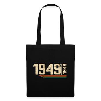 Vintage Anniversary 1949 Birthday Party 1949 - Tote Bag - black - Front