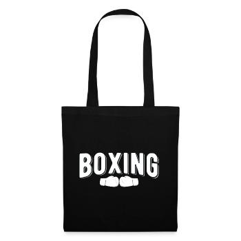 Boxsport Boxing - Stoffbeutel - Schwarz - Vorne