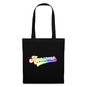Awesome LGBTQ Pride | Show pride and diversity - Tote Bag - black - Front