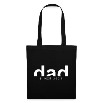 DAD - SINCE - 2022 - Vater Geschenkidee - Stoffbeutel - Schwarz - Vorne