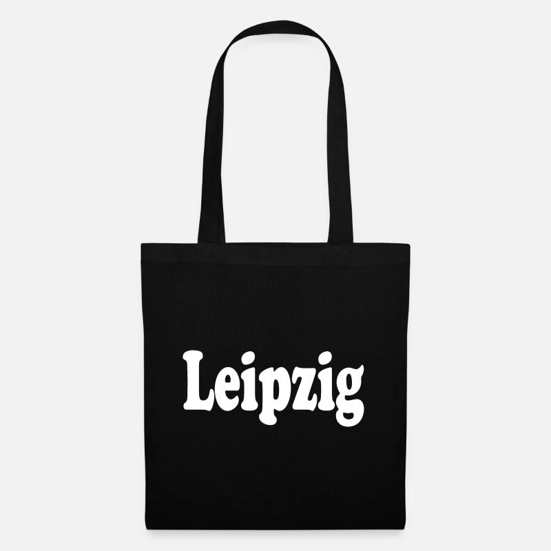 Leipzig - Stoffbeutel - Schwarz