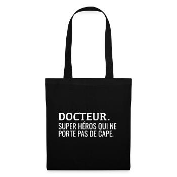 Docteur Définiton Humour - Sac en tissu - noir - Devant