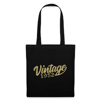 1952 Vintage 1952 Retro 1952 Birthday Gift - Tote Bag - black - Front
