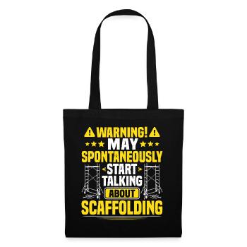 Scaffolding scaffolding Scaffolder Scaffolder - Tote Bag - black - Front