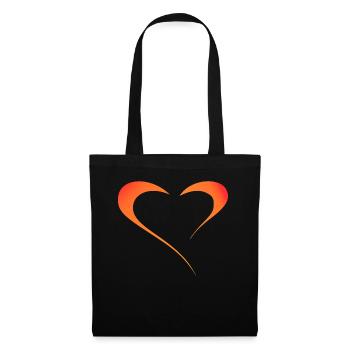 Play of colors of love - Tote Bag - black - Front