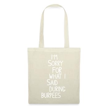 BURPEES - Stoffbeutel - Natur - Vorne