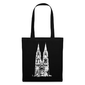 Cologne - Cologne Cathedral - Tote Bag - black - Front