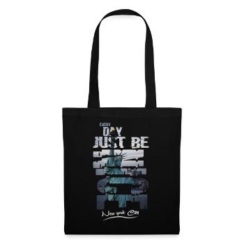 Ville de New York - Sac en tissu - noir - Devant