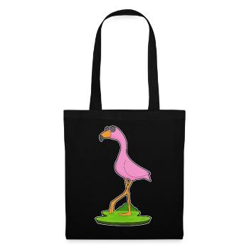 Flamingo Sunglasses - Tote Bag - black - Front
