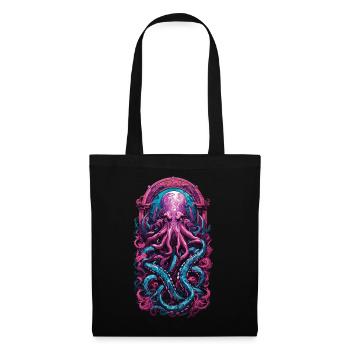 Kraken Gothic Occult Pastel Streetwear - Tote Bag - black - Front