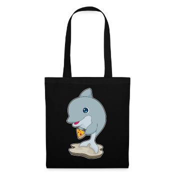 Dolphin Pizza - Tote Bag - black - Front