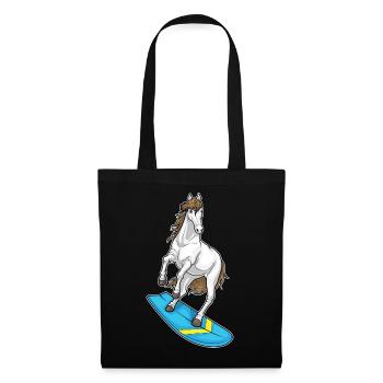Surf Surf Surf Été - Sac en tissu - noir - Devant