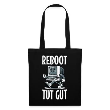 Reboot Tut Gut Administrator - Stoffbeutel - Schwarz - Vorne