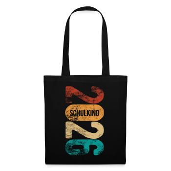 Enfant scolaire 2026 - Inscription scolaire - Première année - Sac en tissu - noir - Devant