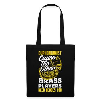 Vintage Euphonium Player - Tote Bag - black - Front
