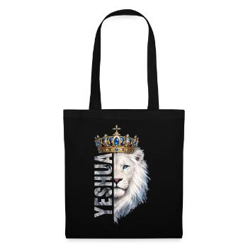 Lion of Judah, King Jesus, Son of Yahweh, Christian - Tote Bag - black - Front