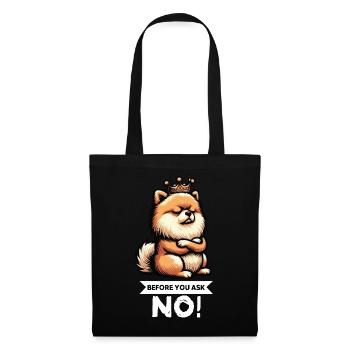 Before You Ask Pomeranian Pomeranian Pomeranian Spitz Dog - Tote Bag - black - Front