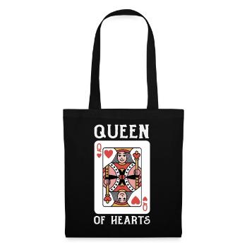 Retro Heart Valentine's Day Design Love - Tote Bag - black - Front