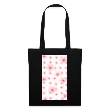 Bouquet de fleurs aquarelles roses - Sac en tissu - noir - Devant