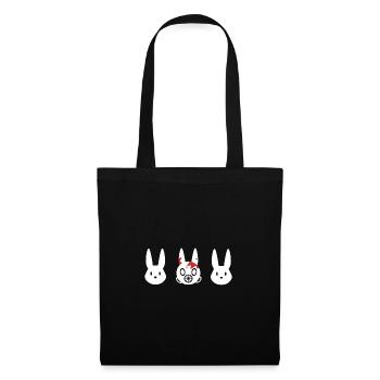 KILLERBUNNY [VOL.1] WHITE - Stoffbeutel - Schwarz - Vorne