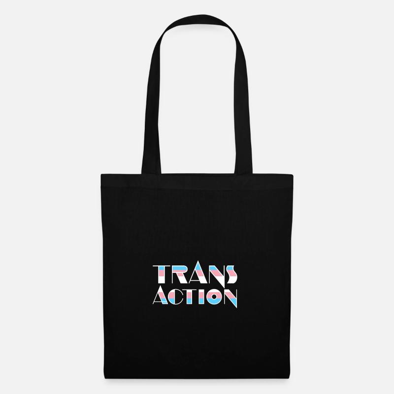 TransAction - Stoffbeutel - Schwarz