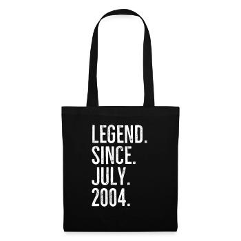 Légende depuis juillet 2004 - Sac en tissu - noir - Devant